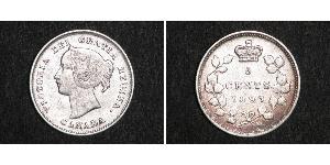 5 Cent Canada Argent Victoria (1819 - 1901)