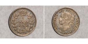 5 Cent Canada Argent Victoria (1819 - 1901)