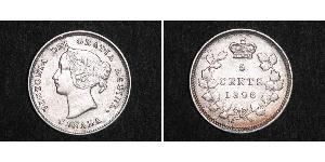 5 Cent Canada Argent Victoria (1819 - 1901)