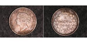 5 Cent Canada Argent Victoria (1819 - 1901)
