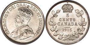 5 Cent Canada Argent George V (1865-1936)