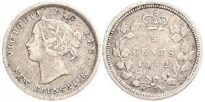 5 Cent Canada Argent Victoria (1819 - 1901)