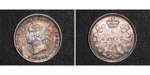 5 Cent Canada Argent Victoria (1819 - 1901)