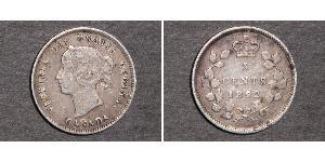 5 Cent Canada Argent Victoria (1819 - 1901)