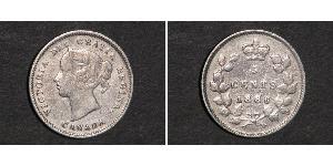 5 Cent Canada Argent Victoria (1819 - 1901)