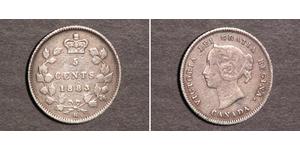 5 Cent Canada Argent Victoria (1819 - 1901)