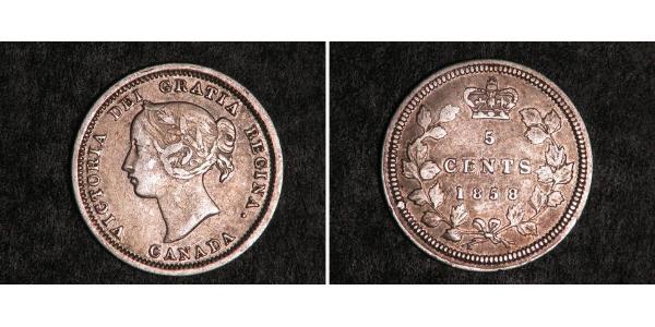 5 Cent Canada Argent Victoria (1819 - 1901)