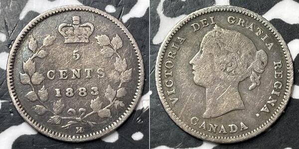 5 Cent Canada Argent Victoria (1819 - 1901)