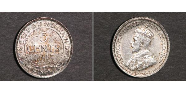 5 Cent Canada Argent George V (1865-1936)