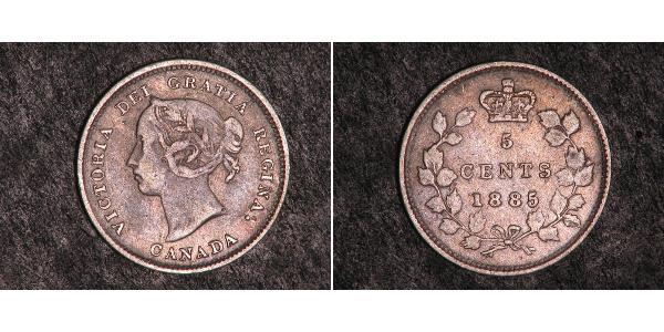 5 Cent Canada Argent Victoria (1819 - 1901)