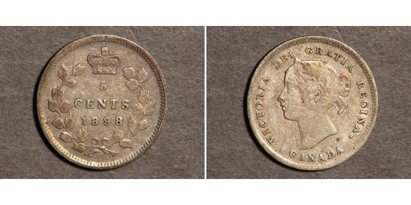 5 Cent Canada Argent Victoria (1819 - 1901)