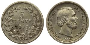 5 Cent Pays-Bas Argent 