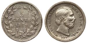 5 Cent Pays-Bas Argent 