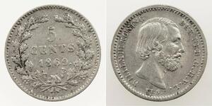 5 Cent Pays-Bas Argent 