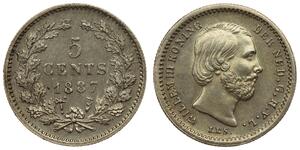 5 Cent Pays-Bas Argent 