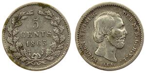 5 Cent Pays-Bas Argent 