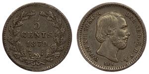 5 Cent Pays-Bas Argent 
