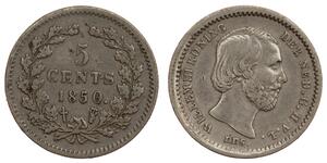 5 Cent Pays-Bas Argent 