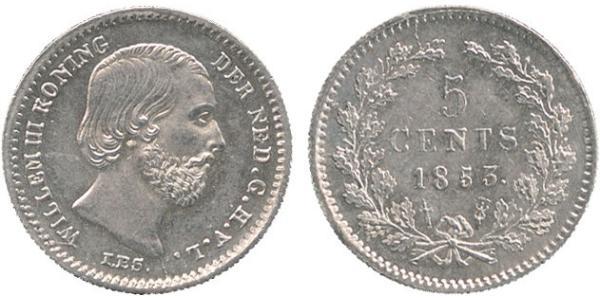 5 Cent Pays-Bas Argent 