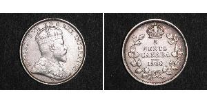 5 Cent Canada Argento Edoardo VII (1841-1910)