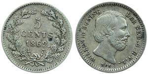 5 Cent Paesi Bassi Argento 
