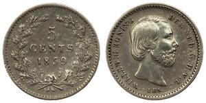 5 Cent Paesi Bassi Argento 