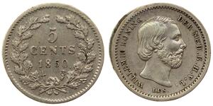 5 Cent Paesi Bassi Argento 
