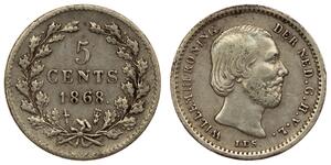 5 Cent Paesi Bassi Argento 