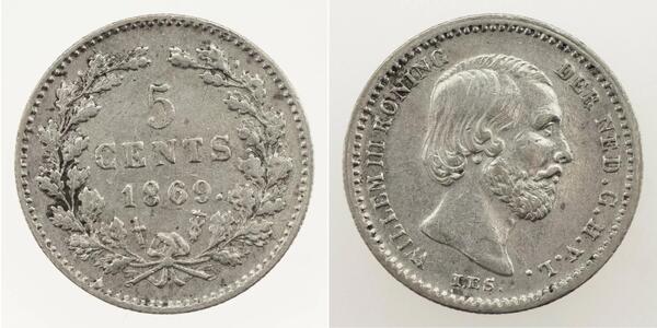 5 Cent Paesi Bassi Argento 