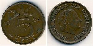 5 Cent Reino de los Países Bajos (1815 - ) Bronce 