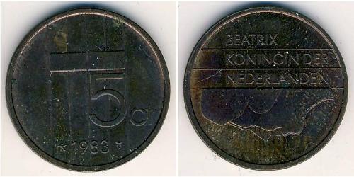 5 Cent Reino de los Países Bajos (1815 - ) Bronce 