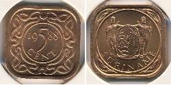 5 Cent Surinam Bronce 
