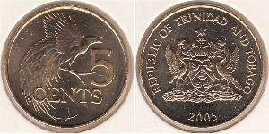 5 Cent Trinidad y Tobago Bronce 