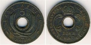 5 Cent África Oriental Bronce 