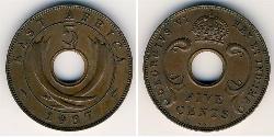 5 Cent East Africa Bronze 