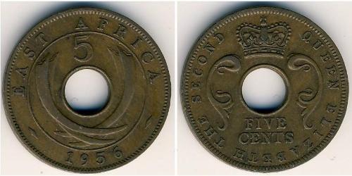 5 Cent East Africa Bronze 