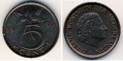 5 Cent Königreich der Niederlande (1815 - ) Bronze 