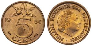 5 Cent Königreich der Niederlande (1815 - ) Bronze 
