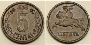 5 Cent Lituanie (1991 - ) Bronze 