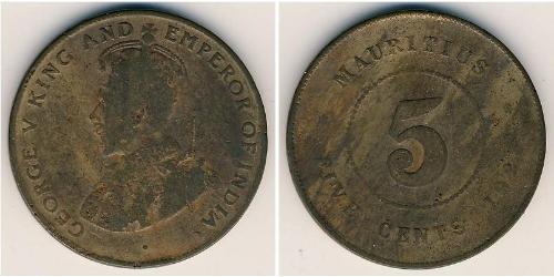 5 Cent Mauritius Bronze 