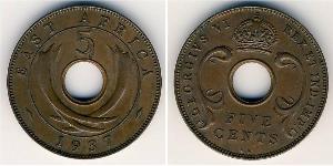 5 Cent Ostafrika Bronze 