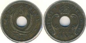5 Cent Ostafrika Bronze 