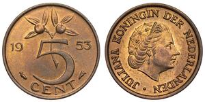 5 Cent Royaume des Pays-Bas (1815 - ) Bronze 