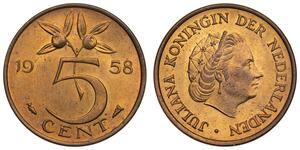 5 Cent Royaume des Pays-Bas (1815 - ) Bronze 