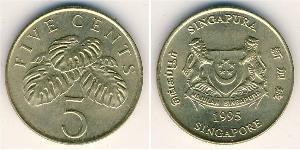 5 Cent Singapore Bronze 