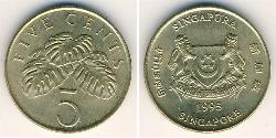 5 Cent Singapour Bronze 