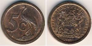 5 Cent South Africa Bronze 