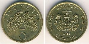5 Cent Singapour Bronze/Aluminium 