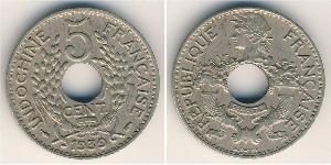 5 Cent French Indochina (1887-1954) Bronze/Nickel 