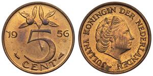 5 Cent Regno dei Paesi Bassi (1815 - ) Bronzo 